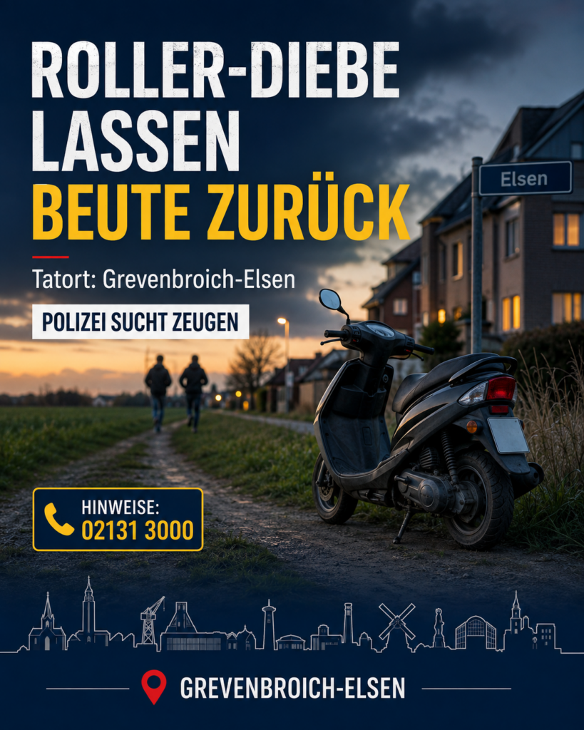 POL-NE: Motorrad-Diebe lassen Beute zurück POL-NE: Motorrad-Diebe lassen Beute zurück