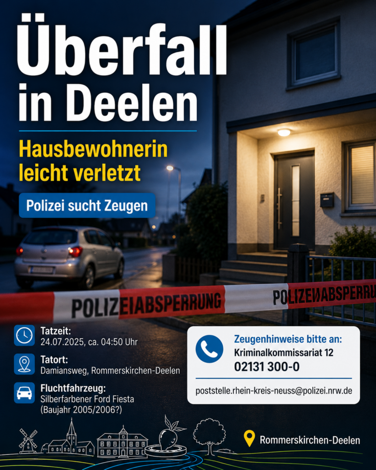 POL-NE: Unbekannte überfallen Hausbewohnerin