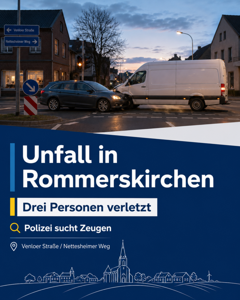 POL-NE: Unfall zwischen Pkw und Lieferwagen